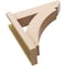 Ekena Millwork 8-in W x 32-in D x 32-in H Thorton Slat Rough Cedar Woodgrain TimberThane Outlooker, Primed Tan OUTUR080X32X32THR24RCPR - alternate 4